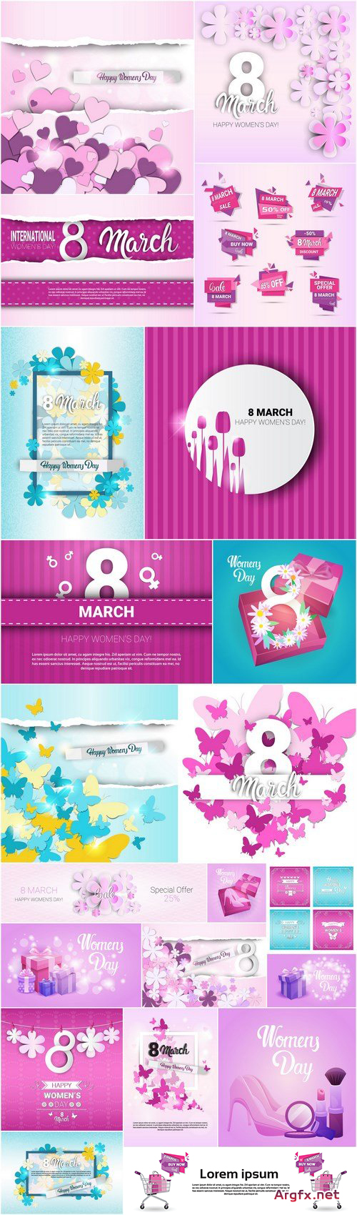 8 March Womans Day - 21 Vector