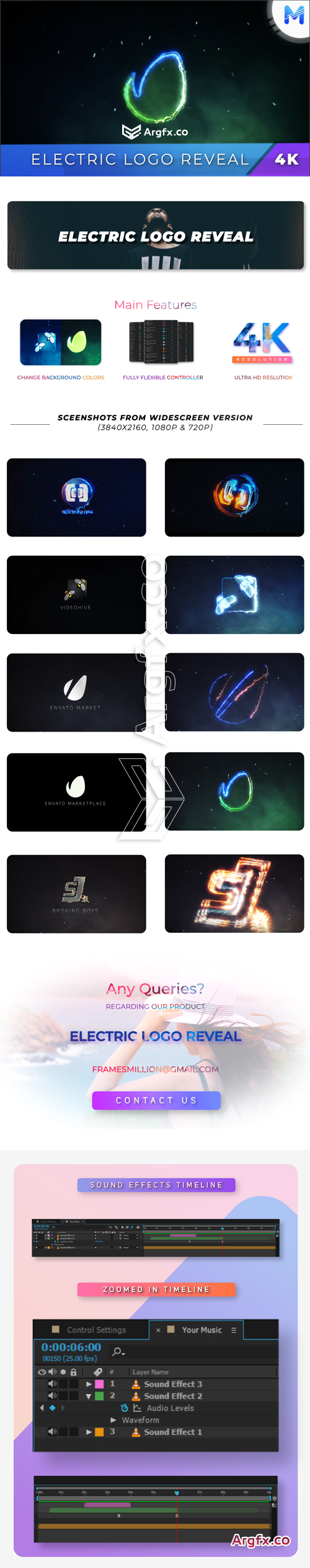 Videohive - Electric Logo Reveal - 22163840
