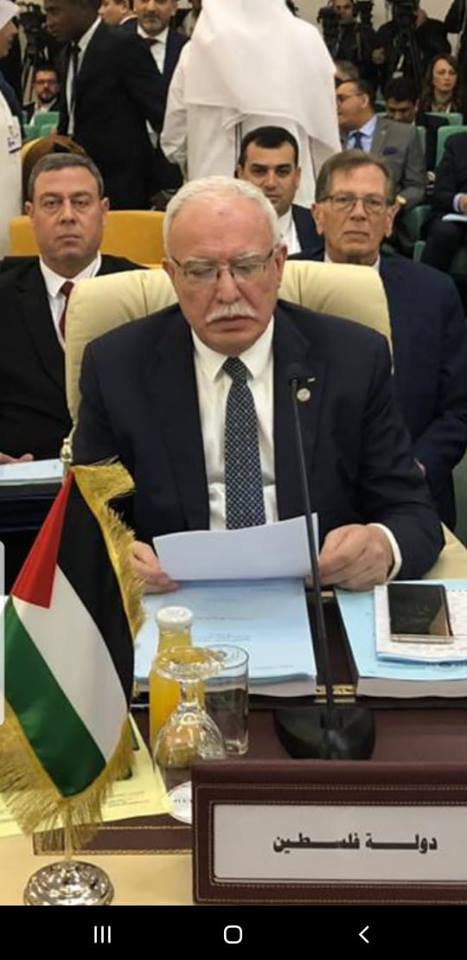 وزير الخارجية رياض المالكي في الاجتماع التحضيري للقمة