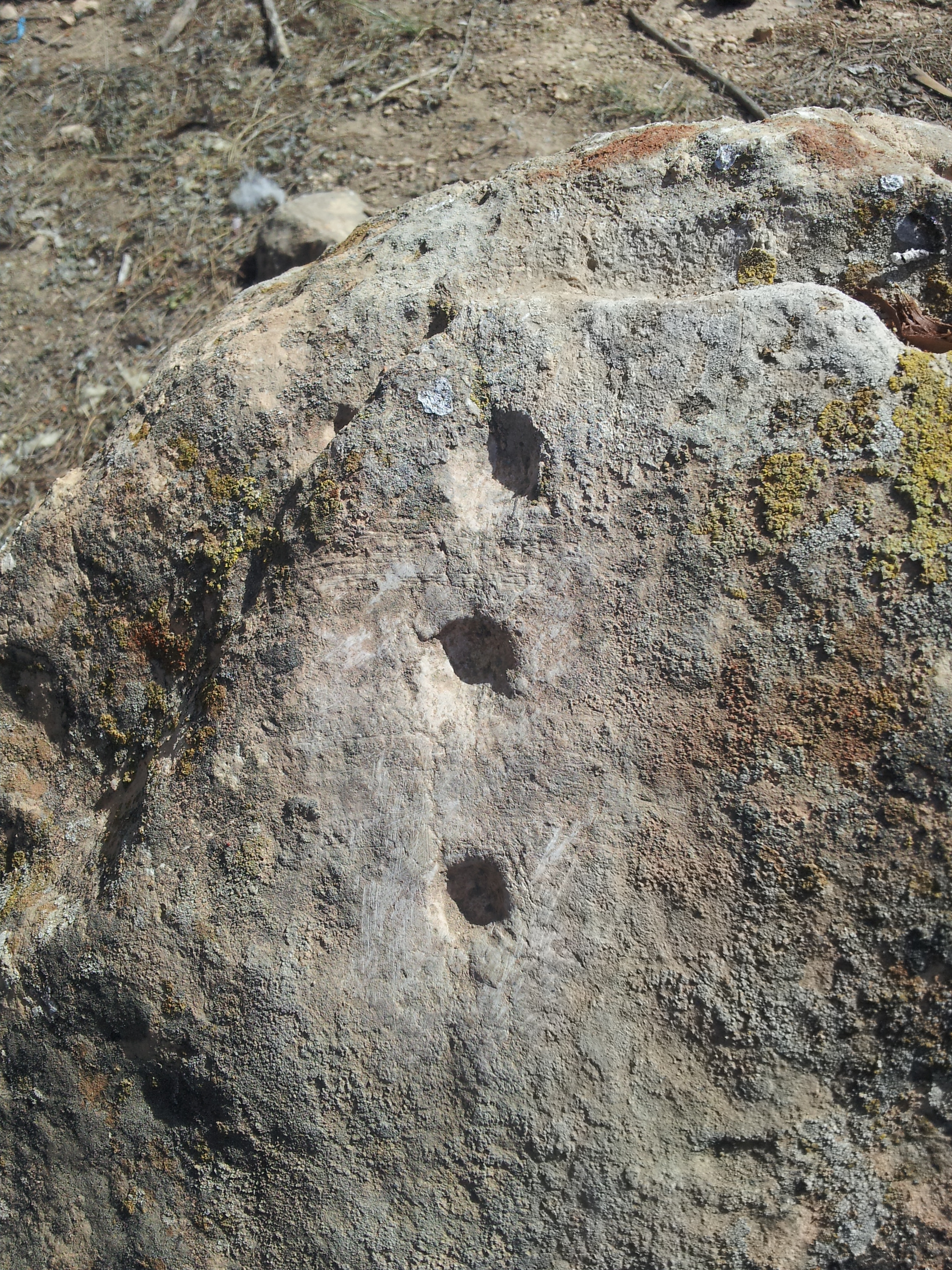 صخرة عليها ثلاثة جرون أو بصمات  P_480gsm0n1