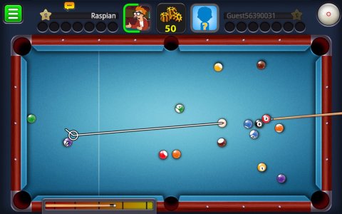 لعبة البلياردو الأفضل للآندرويد8 Ball Pool P_587sdnc23