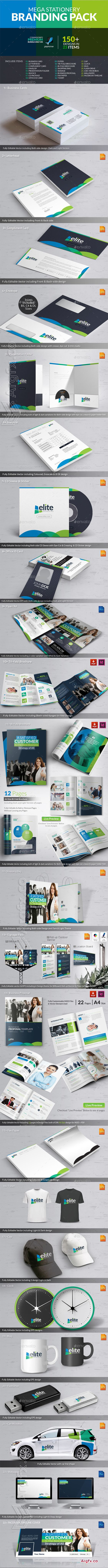  GraphicRiver - Elite Business Branding Identity Mega Pack 10066175