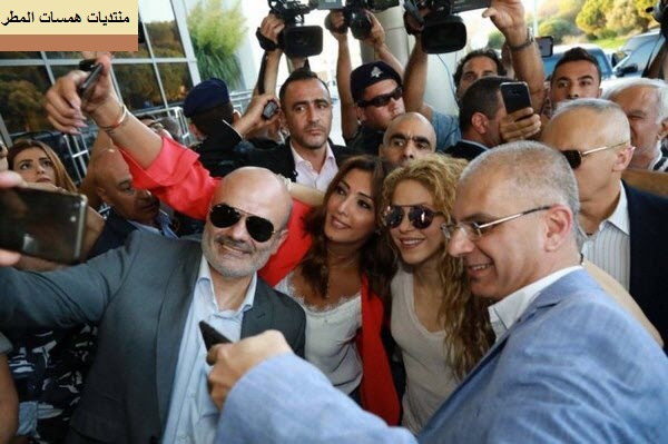  صور لحظة استقبال شاكيرا في لبنان 2018 , فيديو شاكيرا فى حفل مهرجان الأزر بلبنان P_930va77l1